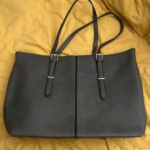 Gray Laptop Tote Bag